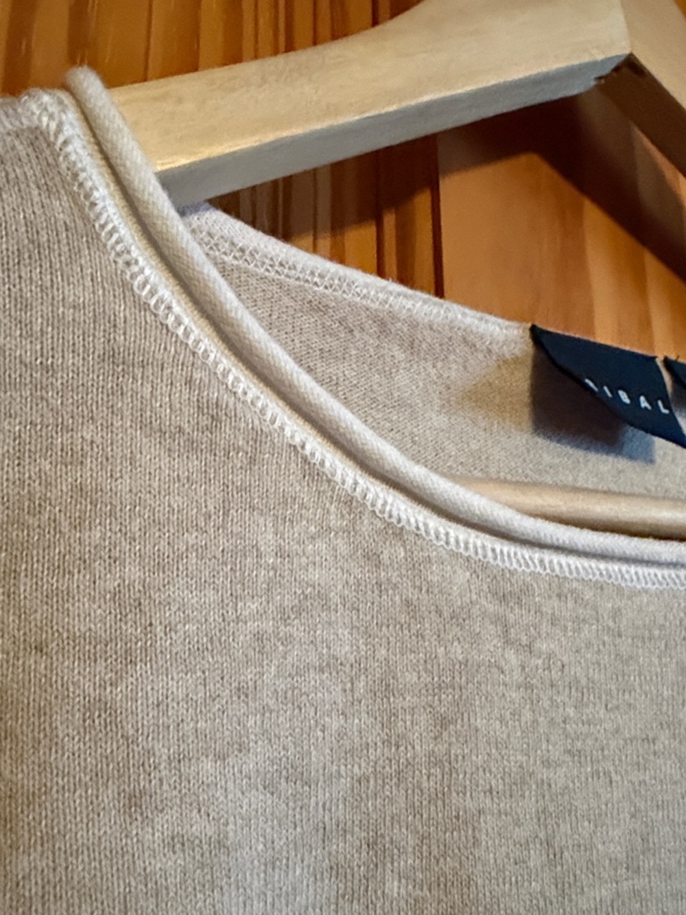 Tribal Cream Textured Boatneck Top - Picture 8 of 11